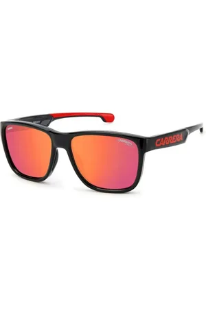 Carrera Homme, Accessoires, Rouge, Taille: ONE Size Lunettes de soleil en résine rouge pour hommes