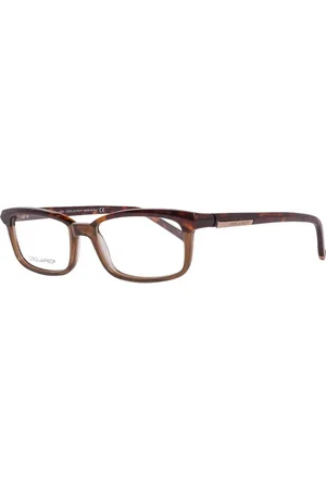Dsquared2 Homme, Accessoires, Brun, Taille: ONE Size Montures en plastique marron avec cadran