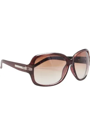 Fendi Femme, Pre-owned, Violet, Taille: ONE Size Pre-owned Plastique lunettes-de-soleil