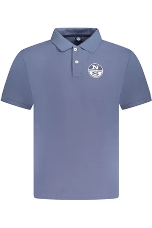 North Sails Homme, Tops, Bleu, Taille: XL Polo en Coton Bleu pour Homme