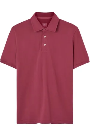 FEDELI Homme, Tops, Rouge, Taille: 2XL Collection Polo et T-shirts en Pique