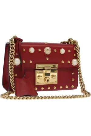 Gucci Femme, Pre-owned, Rouge, Taille: ONE Size Pre-owned Cuir sacs-gucci
