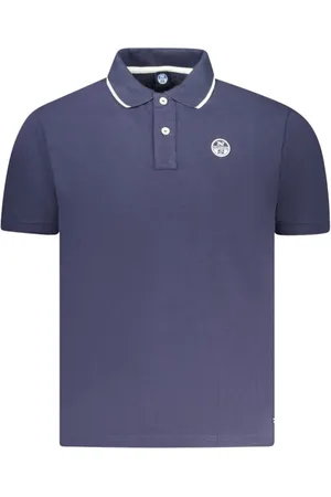 North Sails Homme, Tops, Bleu, Taille: 2XL Polo Homme en Coton Bleu