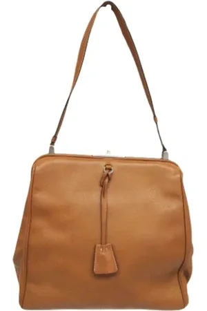 Prada Femme, Pre-owned, Brun, Taille: ONE Size Pre-owned Cuir sacs-prada