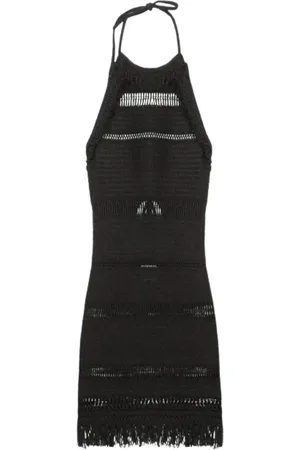 Isabel Marant Femme, Robes, Noir, Taille: 36 FR Robe en Coton Noir