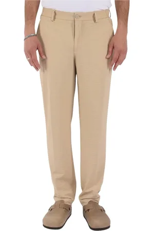 HUGO BOSS Homme, Pantalons, , Taille: XL Pantalon en tissu seersucker extensible