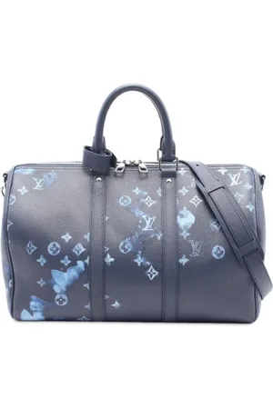LOUIS VUITTON Femme, Pre-owned, Bleu, Taille: ONE Size Pre-owned Cuir sacs-louis-vuitton