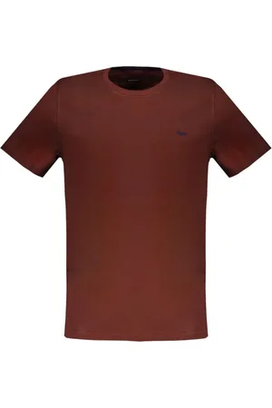HARMONT&BLAINE Homme, Tops, Brun, Taille: M T-shirt en coton marron
