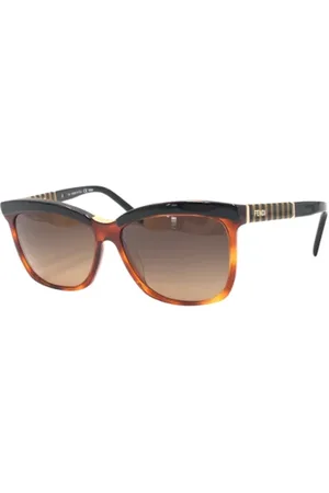 Fendi Femme, Pre-owned, Brun, Taille: ONE Size Pre-owned Plastique lunettes-de-soleil