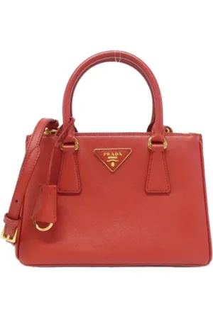 Prada Femme, Pre-owned, Rouge, Taille: ONE Size Pre-owned Tissu sacs-prada