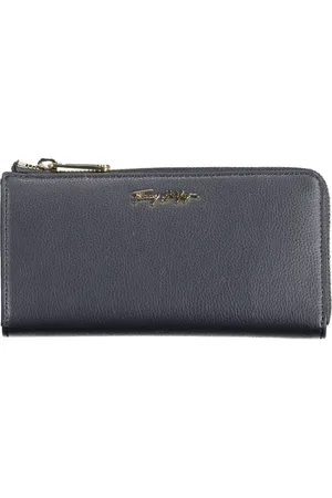 Tommy Hilfiger Femme, Accessoires, Bleu, Taille: ONE Size Portefeuille Femme Bleu avec Fermeture Éclair