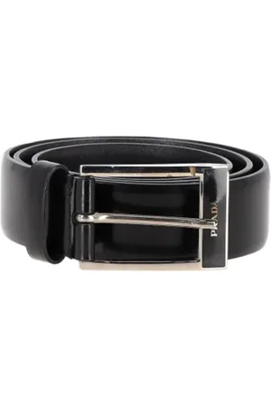 Prada Femme, Pre-owned, Noir, Taille: ONE Size Pre-owned Cuir ceintures