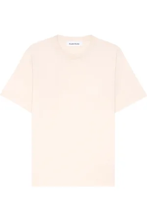 Etudes Homme, Tops, Rose, Taille: S Europa T-Shirt en Coton à Manches Courtes