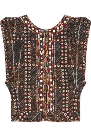 Isabel Marant Femme, Tops, Noir, Taille: 38 FR Veste en Coton Noir