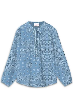 MC2 SAINT BARTH Femme, Blouses et Chemises, Bleu, Taille: 40 FR Chemises Élégantes pour Hommes
