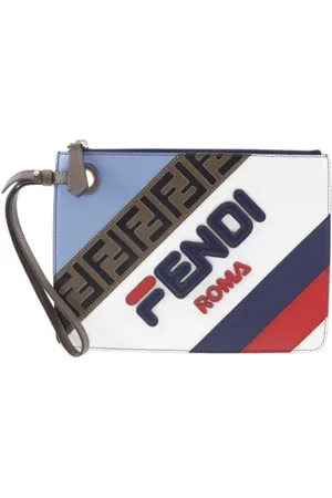 Fendi Femme, Pre-owned, Multicolore, Taille: ONE Size Pre-owned Cuir pochettes-minaudieres
