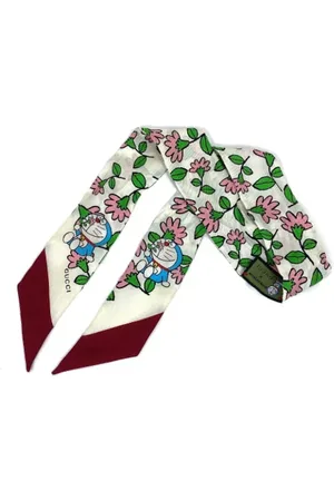 Gucci Femme, Pre-owned, Multicolore, Taille: ONE Size Pre-owned Soie foulards