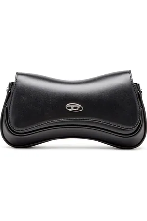 Diesel Femme, Sacs, Noir, Taille: ONE Size Sac à bandoulière Play en cuir noir