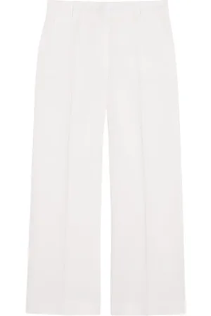 Max Mara Femme, Pantalons, Blanc, Taille: 34 FR Pantalon Blanc Malizia