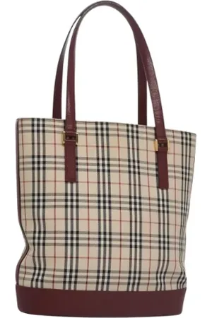 Burberry Femme, Pre-owned, Multicolore, Taille: ONE Size Pre-owned Toile cabas