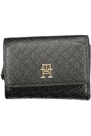 Tommy Hilfiger Femme, Accessoires, Noir, Taille: ONE Size Portefeuille à Double Compartiment pour Cartes et Porte-Monnaie Sécurisé