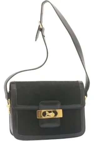 Céline Femme, Pre-owned, Noir, Taille: ONE Size Pre-owned Coton sacs-celine