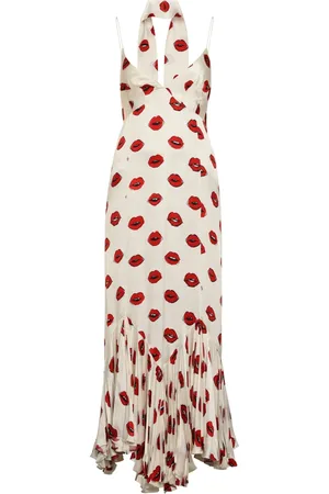 Khaite Femme, Robes, , Taille: 40 FR Robe longue en soie avec au cou