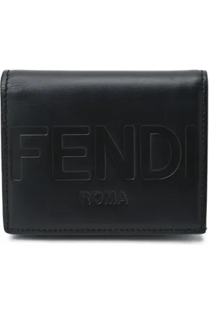 Fendi Homme, Pre-owned, Noir, Taille: ONE Size Pre-owned Cuir petite-maroquinerie