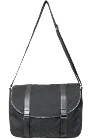 Gucci Homme, Pre-owned, Noir, Taille: ONE Size Pre-owned Cuir sacs-gucci