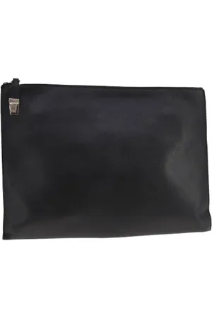 Prada Femme, Pre-owned, Noir, Taille: ONE Size Pre-owned Cuir pochettes-minaudieres