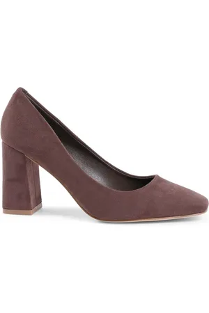 19V69 Italia Femme, Chaussures, Brun, Taille: 40 EU Talon Bloc Marron Escarpin Bout Carré