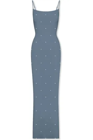 MC2 SAINT BARTH Femme, Robes, Bleu, Taille: 40 FR Collection de Robes Élégantes