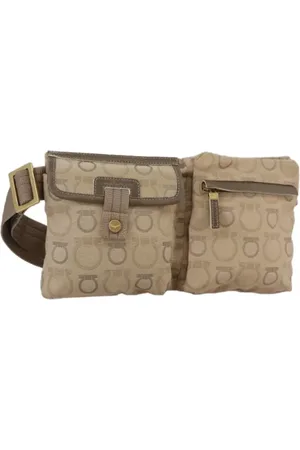 Salvatore Ferragamo Femme, Pre-owned, , Taille: ONE Size Pre-owned Toile sacs-bandouliere
