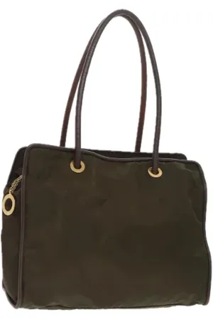 Céline Femme, Pre-owned, Brun, Taille: ONE Size Pre-owned Nylon sacs-celine