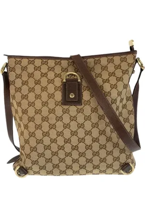 Gucci Femme, Pre-owned, , Taille: ONE Size Pre-owned Toile sacs-bandouliere