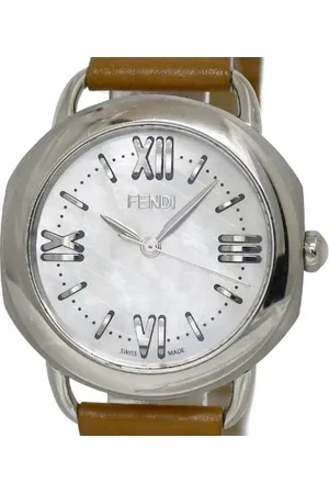 Fendi Femme, Pre-owned, Brun, Taille: ONE Size Pre-owned Metal montres