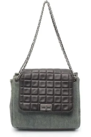 CHANEL Femme, Pre-owned, Noir, Taille: ONE Size Pre-owned Denim sacs-chanel