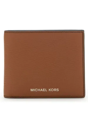 Michael Kors Homme, Accessoires, Brun, Taille: ONE Size Portefeuilles en Cuir & Porte-cartes