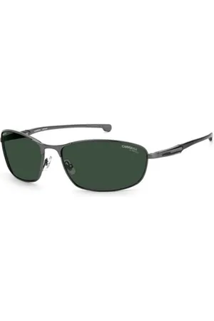 Carrera Homme, Accessoires, Gris, Taille: ONE Size Monture Métallique Verres Verts Lunettes Homme