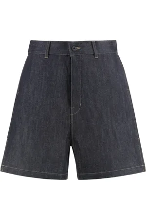 Rick Owens Homme, Shorts, Bleu, Taille: W31 Shorts Bermuda en denim avec poches latérales