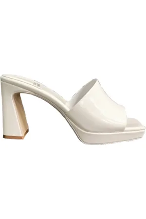 Jeffrey Campbell Femme, Chaussures, Blanc, Taille: 37 EU Sandales Blanches pour Femmes