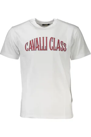 Roberto Cavalli Homme, Tops, Blanc, Taille: XL Vêtements