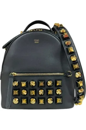 Fendi Femme, Pre-owned, Noir, Taille: ONE Size Pre-owned Cuir sacs-ports-paule