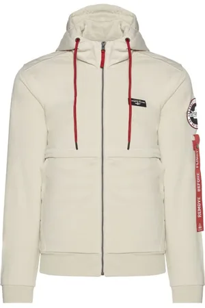 Aeronautica Militare Homme, Sweatshirts et sweats à capuche, , Taille: L Antarctique Détails Nylon Pull Force Aérienne