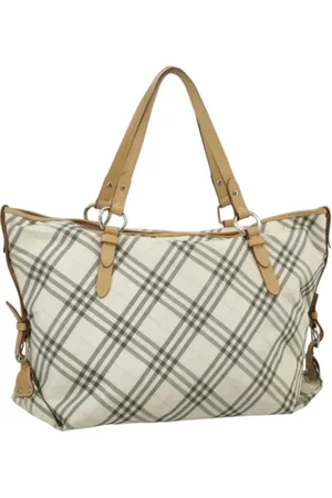 Burberry Femme, Pre-owned, Multicolore, Taille: ONE Size Pre-owned Toile sacs-main