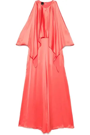 Pinko Femme, Combinaisons et Ensembles, Rouge, Taille: 38 FR Pantalon en satin