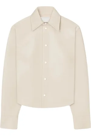 Nanushka Femme, Vestes, Blanc, Taille: 36 FR Veste Élégante en Polyester Craie