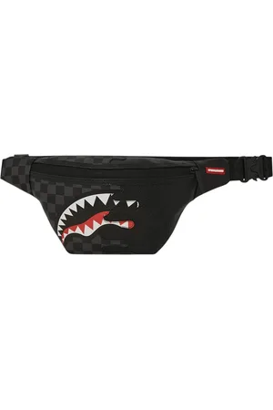 Sprayground Homme, Sacs, Noir, Taille: ONE Size Sac bandoulière requin noir et blanc