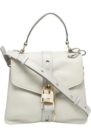 Chloé Femme, Pre-owned, Gris, Taille: ONE Size Pre-owned Cuir sacs-main