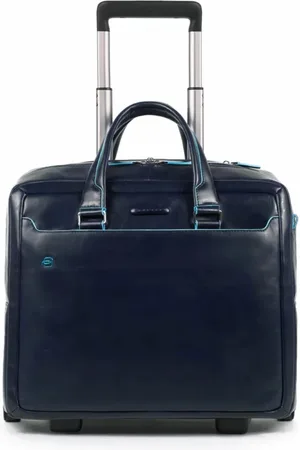 Piquadro Femme, Valises, Bleu, Taille: ONE Size Sac Trolley Business Moderne pour Ordinateur Portable